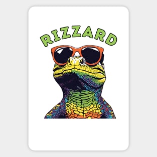 Rizzard Lizzard with Rizz Funny Magnet